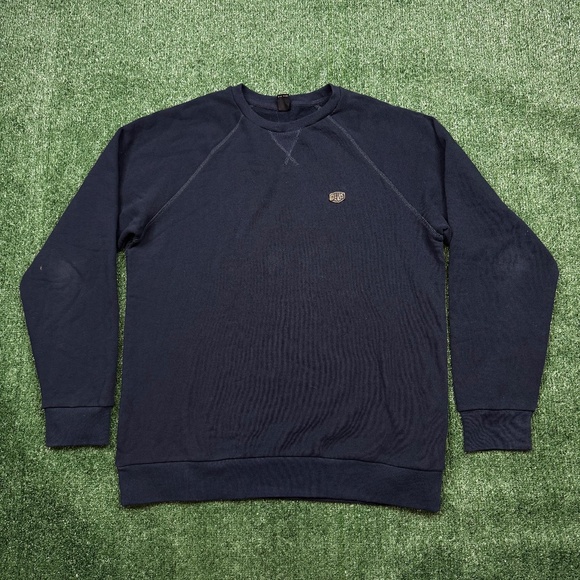 Deus Ex Machina Sweatshirt Men's Size XL Blue Long Sleeve Pullover Motorcycle - Picture 1 of 10